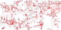 AIRCONDITIONER (SLANGEN/PIJPEN) (2) voor Honda ACCORD EX 4 deuren 4-traps automatische versnellingsbak 1992