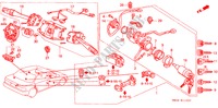 COMBINATIESCHAKELAAR voor Honda ACCORD LX 4 deuren 4-traps automatische versnellingsbak 1990