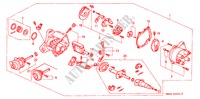 DISTRIBUTEUR(HITACHI) voor Honda ACCORD LX 4 deuren 4-traps automatische versnellingsbak 1990