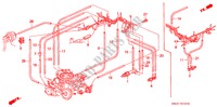 INSTALLATIEPIJP/SLANGEN(3) voor Honda ACCORD LX 4 deuren 5-versnellings handgeschakelde versnellingsbak 1991