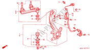 KNOKKEL voor Honda ACCORD LX 4 deuren 4-traps automatische versnellingsbak 1990
