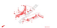 V. ZITTING COMPONENTEN(3) voor Honda ACCORD LX 4 deuren 4-traps automatische versnellingsbak 1990