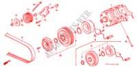 AIRCONDITIONER (COMPRESSOR) (1) voor Honda LEGEND LEGEND 4 deuren 4-traps automatische versnellingsbak 1991