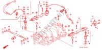 BRANDSTOF INSPUIT voor Honda LEGEND LEGEND 4 deuren 4-traps automatische versnellingsbak 1992