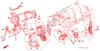 GAS HUIS voor Honda LEGEND LEGEND 4 deuren 4-traps automatische versnellingsbak 1995