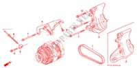 GENERATOR BEUGEL voor Honda LEGEND LEGEND 4 deuren 4-traps automatische versnellingsbak 1995