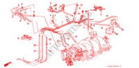 INSTALLATIEPIJP/SLANGEN(2) voor Honda LEGEND LEGEND 4 deuren 4-traps automatische versnellingsbak 1993