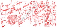 MOTOR BEDRADINGSBUNDEL/KLEM(1) voor Honda LEGEND LEGEND 4 deuren 4-traps automatische versnellingsbak 1994
