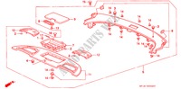 ACHTER HOUDER voor Honda LEGEND COUPE LEGEND 2 deuren 4-traps automatische versnellingsbak 1992