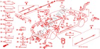BEDRADINGSBUNDEL voor Honda LEGEND COUPE LEGEND 2 deuren 4-traps automatische versnellingsbak 1994
