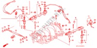 BRANDSTOF INSPUIT voor Honda LEGEND COUPE LEGEND 2 deuren 4-traps automatische versnellingsbak 1992