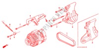 GENERATOR BEUGEL voor Honda LEGEND COUPE LEGEND 2 deuren 4-traps automatische versnellingsbak 1991