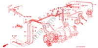 INSTALLATIEPIJP/SLANGEN(3) voor Honda LEGEND COUPE LEGEND 2 deuren 4-traps automatische versnellingsbak 1994