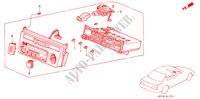 VERWARMING REGELAAR(RH) voor Honda LEGEND COUPE LEGEND 2 deuren 4-traps automatische versnellingsbak 1994