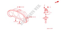 SNELHEIDSENSOR voor Honda CIVIC CRX SI-T 2 deuren 5-versnellings handgeschakelde versnellingsbak 1995