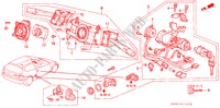 COMBINATIESCHAKELAAR voor Honda CIVIC 1.5EL 3 deuren 4-traps automatische versnellingsbak 1994