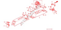 CONSOLE voor Honda CIVIC EX 3 deuren 5-versnellings handgeschakelde versnellingsbak 1994