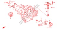 KOPPELING TERUGKEER(1) voor Honda CIVIC EX 3 deuren 5-versnellings handgeschakelde versnellingsbak 1995