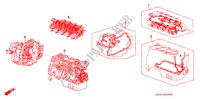 PAKKINGPAKKET/MOTOR MONTAGE/VERSNELLINGSBAKSAMENSTEL voor Honda CIVIC SI 3 deuren 4-traps automatische versnellingsbak 1992