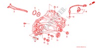 TRANSMISSIE BEHUIZING(1) voor Honda CIVIC EX 3 deuren 5-versnellings handgeschakelde versnellingsbak 1993