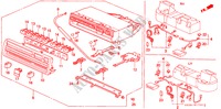 VERWARMING REGELAAR voor Honda CIVIC GL 3 deuren 4-traps automatische versnellingsbak 1992