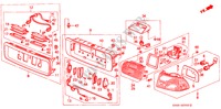 ACHTERLICHT voor Honda CIVIC 1.6SI 4 deuren 4-traps automatische versnellingsbak 1993