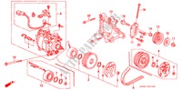 AIRCONDITIONER (COMPRESSOR) (6) voor Honda CIVIC SI 4 deuren 4-traps automatische versnellingsbak 1994