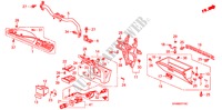 INSTRUMENTEN AFWERKING(LH) voor Honda CIVIC 1.6SI 4 deuren 4-traps automatische versnellingsbak 1993