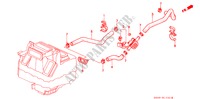WATERKLEP voor Honda CIVIC 1.5EL 4 deuren 4-traps automatische versnellingsbak 1995