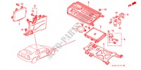 ABS EENHEID(LH) voor Honda PRELUDE SI 2 deuren 5-versnellings handgeschakelde versnellingsbak 1992
