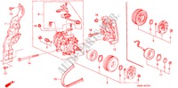 AIRCONDITIONER (COMPRESSOR)(KEIHIN) voor Honda PRELUDE SI     NEW ZEALAND 2 deuren 4-traps automatische versnellingsbak 1996