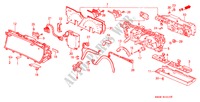 METER KOMPONENTEN(4) voor Honda PRELUDE SI     NEW ZEALAND 2 deuren 4-traps automatische versnellingsbak 1996