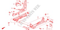 V. ZITTING COMPONENTEN(2) voor Honda PRELUDE SI 2 deuren 5-versnellings handgeschakelde versnellingsbak 1992