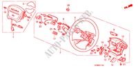 STUURWIEL(SRS) voor Honda INTEGRA LS 4 deuren 5-versnellings handgeschakelde versnellingsbak 1997