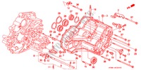 TRANSMISSIE BEHUIZING voor Honda INTEGRA GS-R 4 deuren 4-traps automatische versnellingsbak 1999