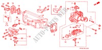 GAS HUIS(SOHC) voor Honda ACCORD VTI 4 deuren 4-traps automatische versnellingsbak 1996
