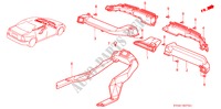 KANAAL(RH) voor Honda ACCORD EX 4 deuren 4-traps automatische versnellingsbak 1994