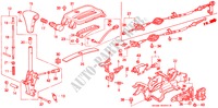 KEUZEHENDEL(RH) voor Honda ACCORD EX 4 deuren 4-traps automatische versnellingsbak 1995