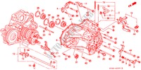 TRANSMISSIE BEHUIZING(2) voor Honda ACCORD VTI-S 4 deuren 4-traps automatische versnellingsbak 1996