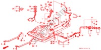 BRANDSTOF TANK voor Honda ACURA 3.2TL 3.2TL 4 deuren 4-traps automatische versnellingsbak 1998