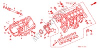 CILINDERBLOK/OLIEPAN (L5) voor Honda ACURA 2.5TL 2.5TL 4 deuren 4-traps automatische versnellingsbak 1997