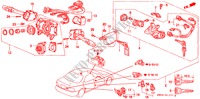 COMBINATIESCHAKELAAR(RH) voor Honda ACURA 2.5TL 2.5TL 4 deuren 4-traps automatische versnellingsbak 1995