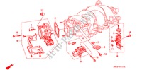 GAS HUIS(V6) voor Honda ACURA 3.2TL 3.2TL 4 deuren 4-traps automatische versnellingsbak 1996