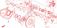 VOOR REM(V6) voor Honda ACURA 3.2TL 3.2TL 4 deuren 4-traps automatische versnellingsbak 1997