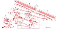 VOOR RUITESPROEIER (RH) voor Honda ACURA 3.2TL 3.2TL 4 deuren 4-traps automatische versnellingsbak 1996