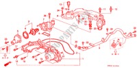 WATERPOMP/SENSOR(V6) voor Honda ACURA 3.2TL 3.2TL 4 deuren 4-traps automatische versnellingsbak 1997