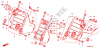 A. ZITTING KOMPONENTEN(1) voor Honda CR-V RVSI 5 deuren 5-traps automatische versnellingsbak 2007