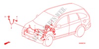 BEDRADINGSBUNDEL(LH)(1) voor Honda CR-V 4WD 5 deuren 6-versnellings handgeschakelde versnellingsbak 2009