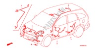 BEDRADINGSBUNDEL(LH)(2) voor Honda CR-V 4WD 5 deuren 6-versnellings handgeschakelde versnellingsbak 2010