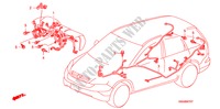 BEDRADINGSBUNDEL(RH)(4) voor Honda CR-V RVI          INDIA 5 deuren 6-versnellings handgeschakelde versnellingsbak 2009